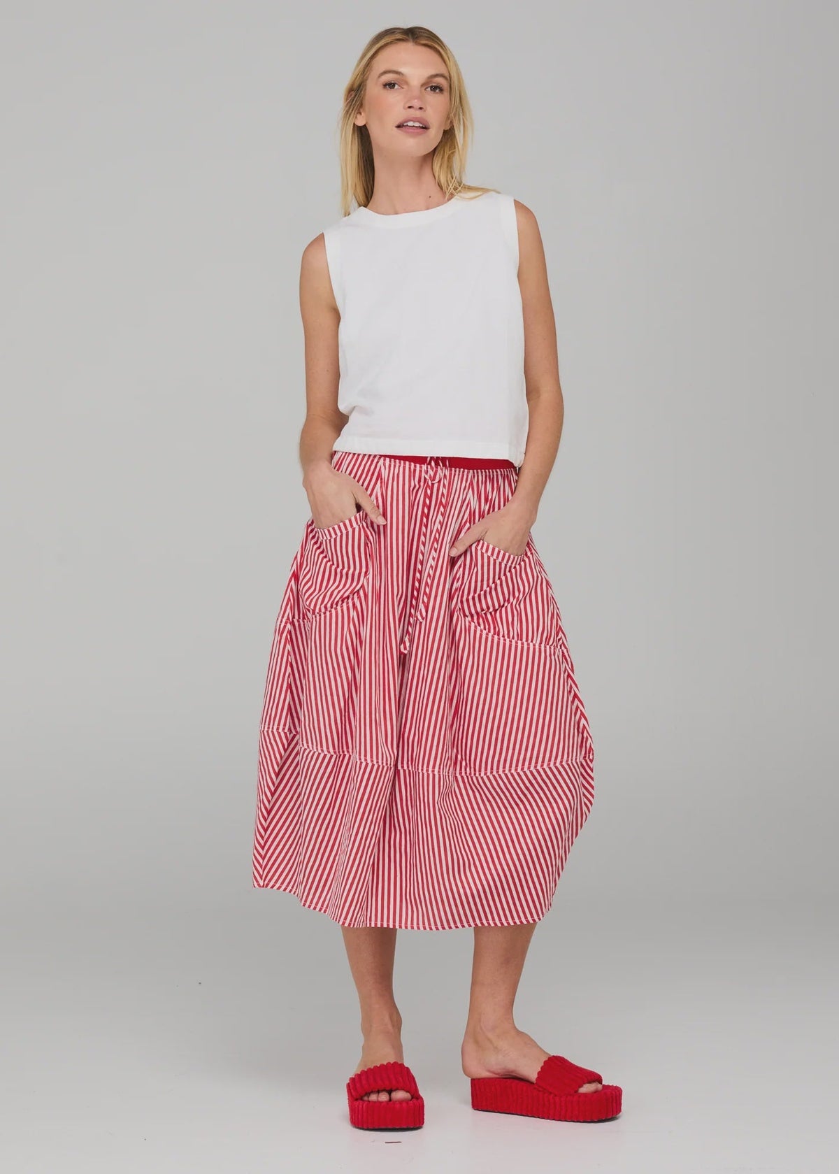 Boom Shankar Guru Skirt - Emilia Stripe