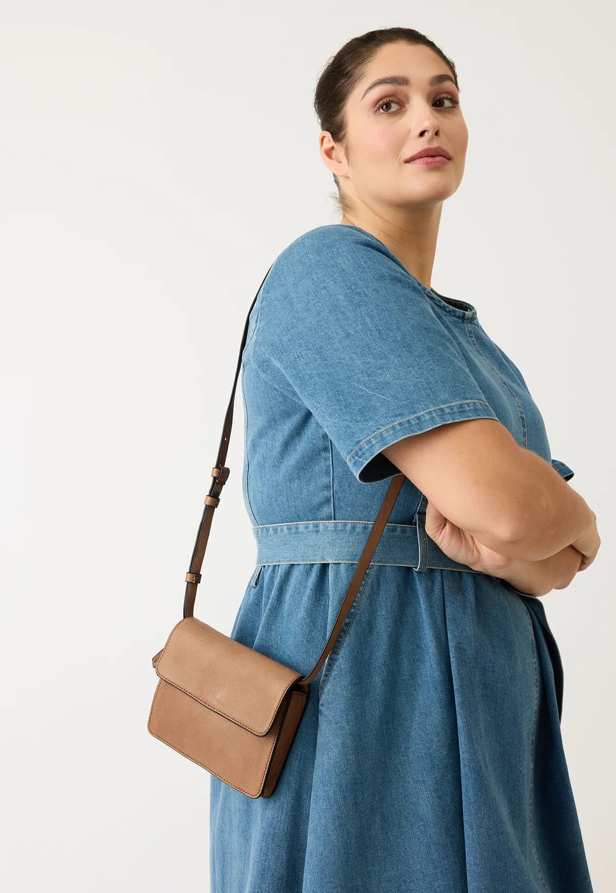 Nancybird Mini Fold Bag - Stone