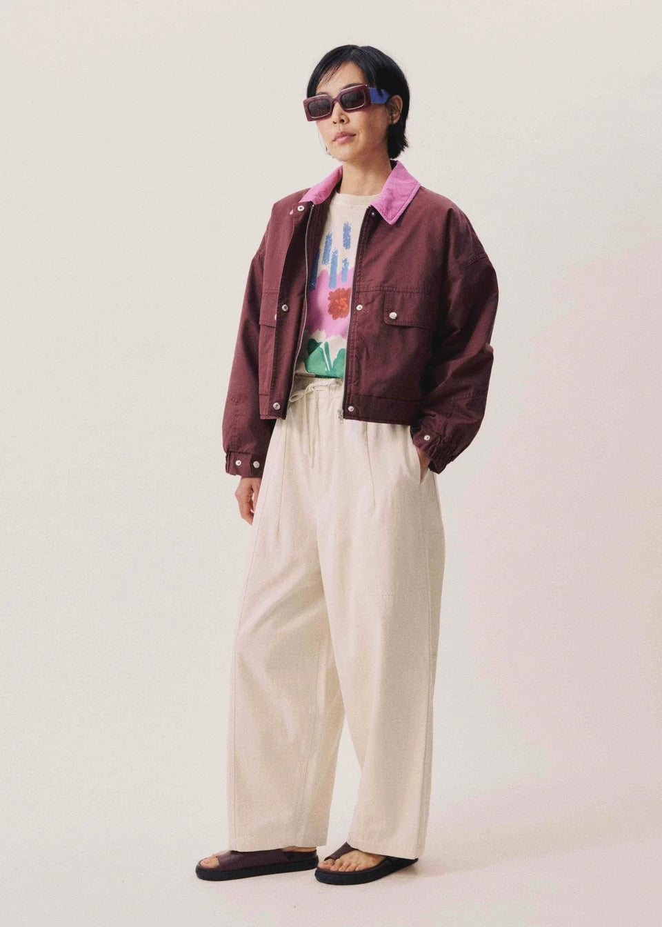 FRNCH Miralene Pants - Creme