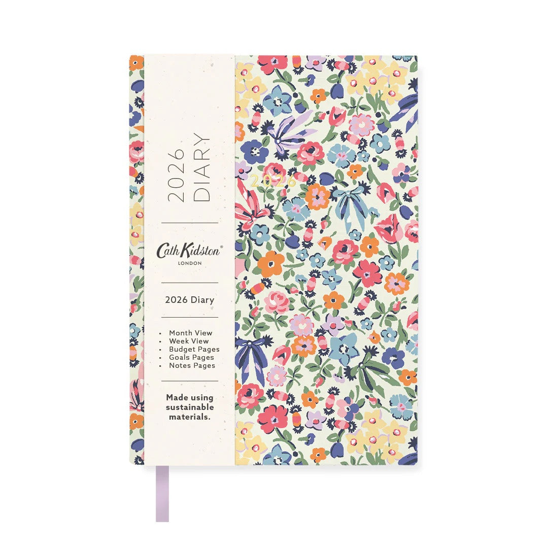 Cath Kidston A6 2026 Weekly Diary - Floral Ditsy