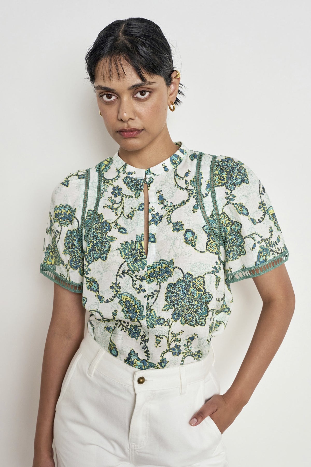 Zoe Kratzmann Charm Top - Garden Paisley