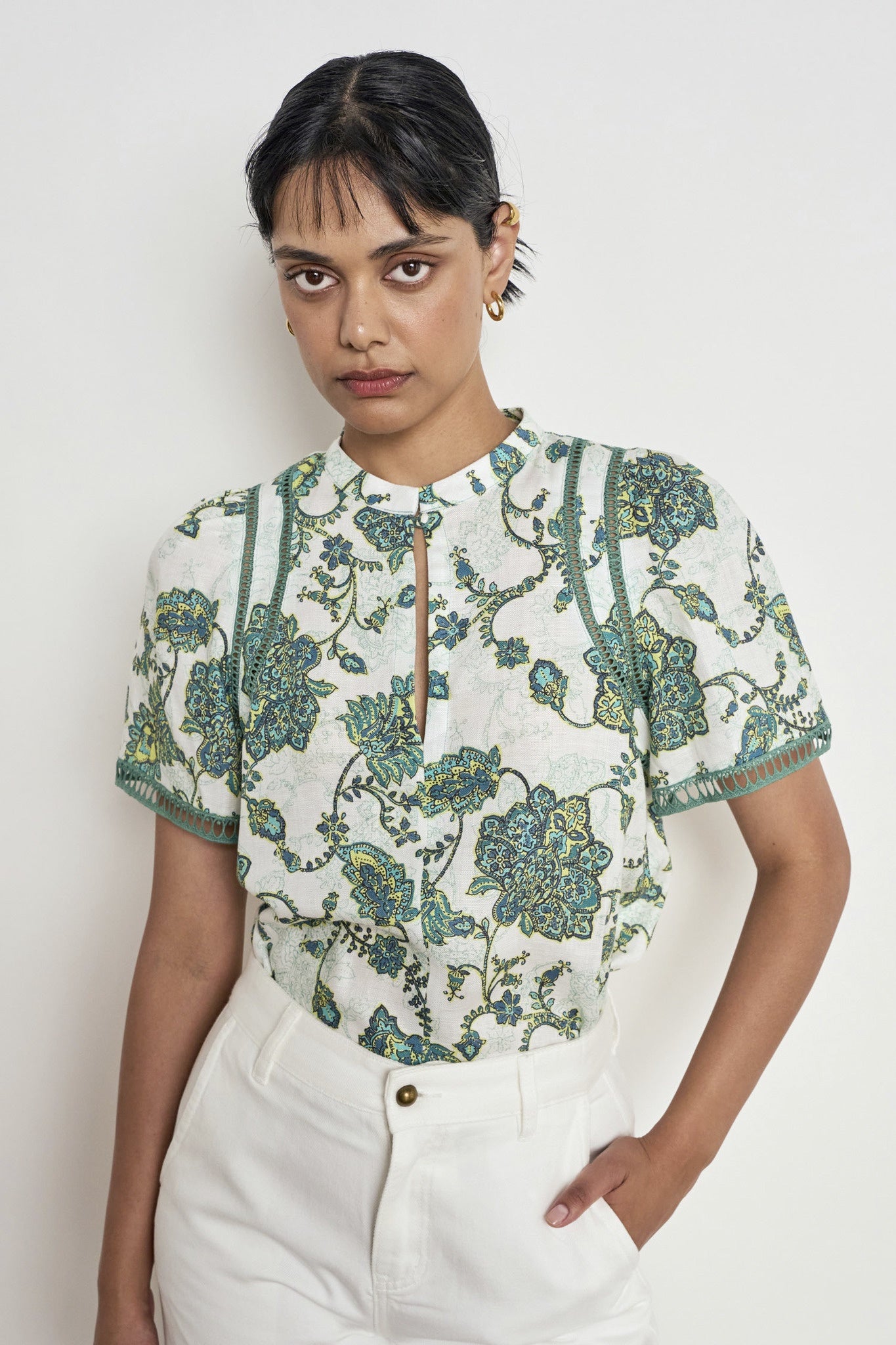 Zoe Kratzmann Charm Top - Garden Paisley