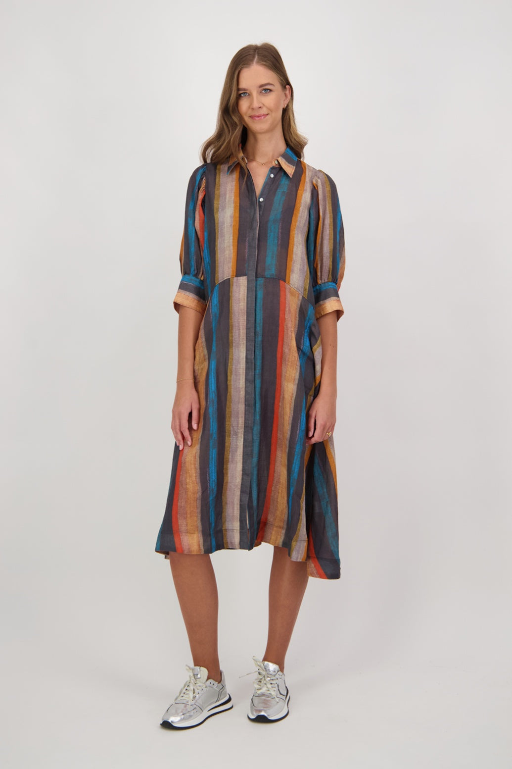 Briarwood Christine Shirt Dress - Stripe