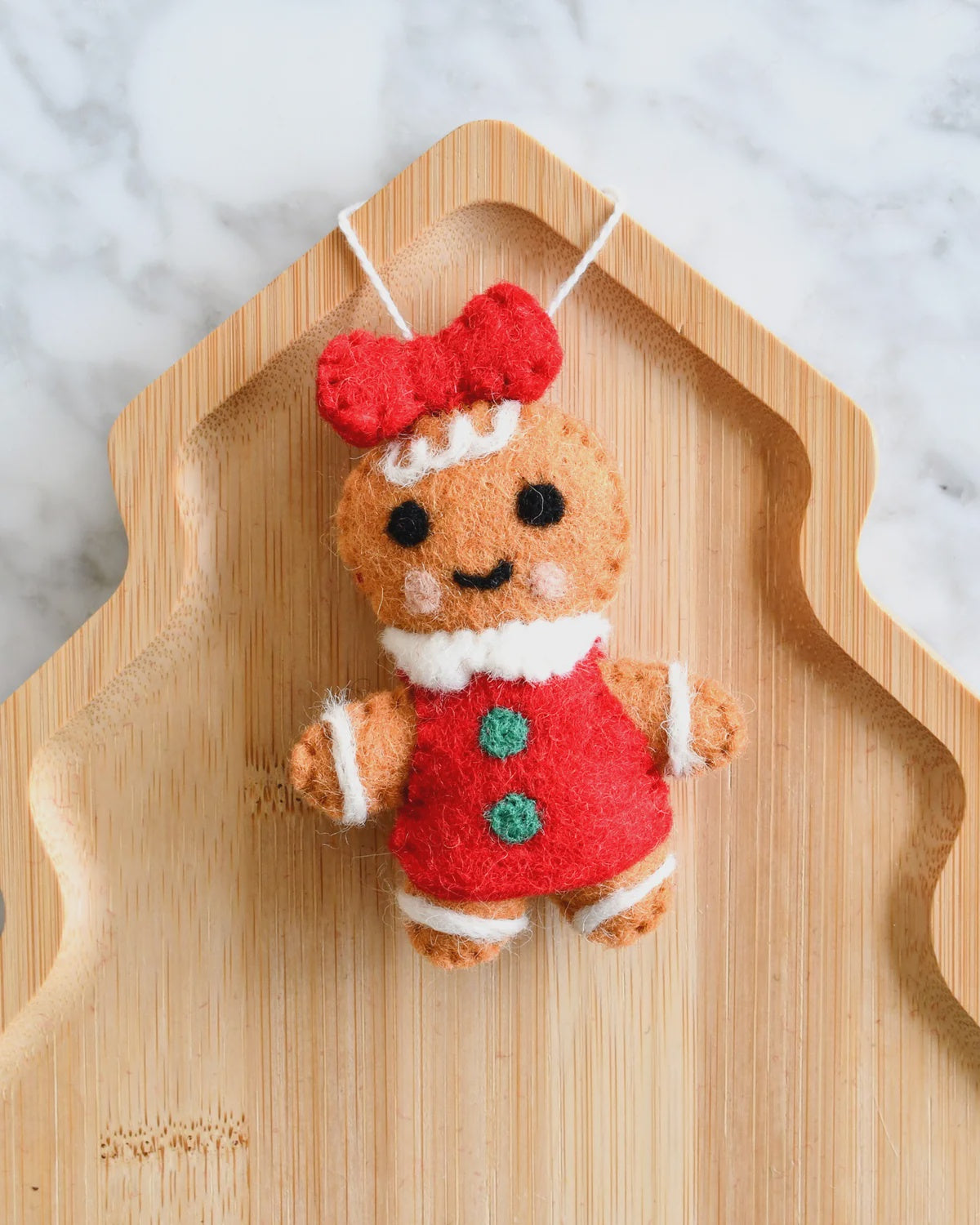 Felt Christmas Decoration - Ginderbread Girl