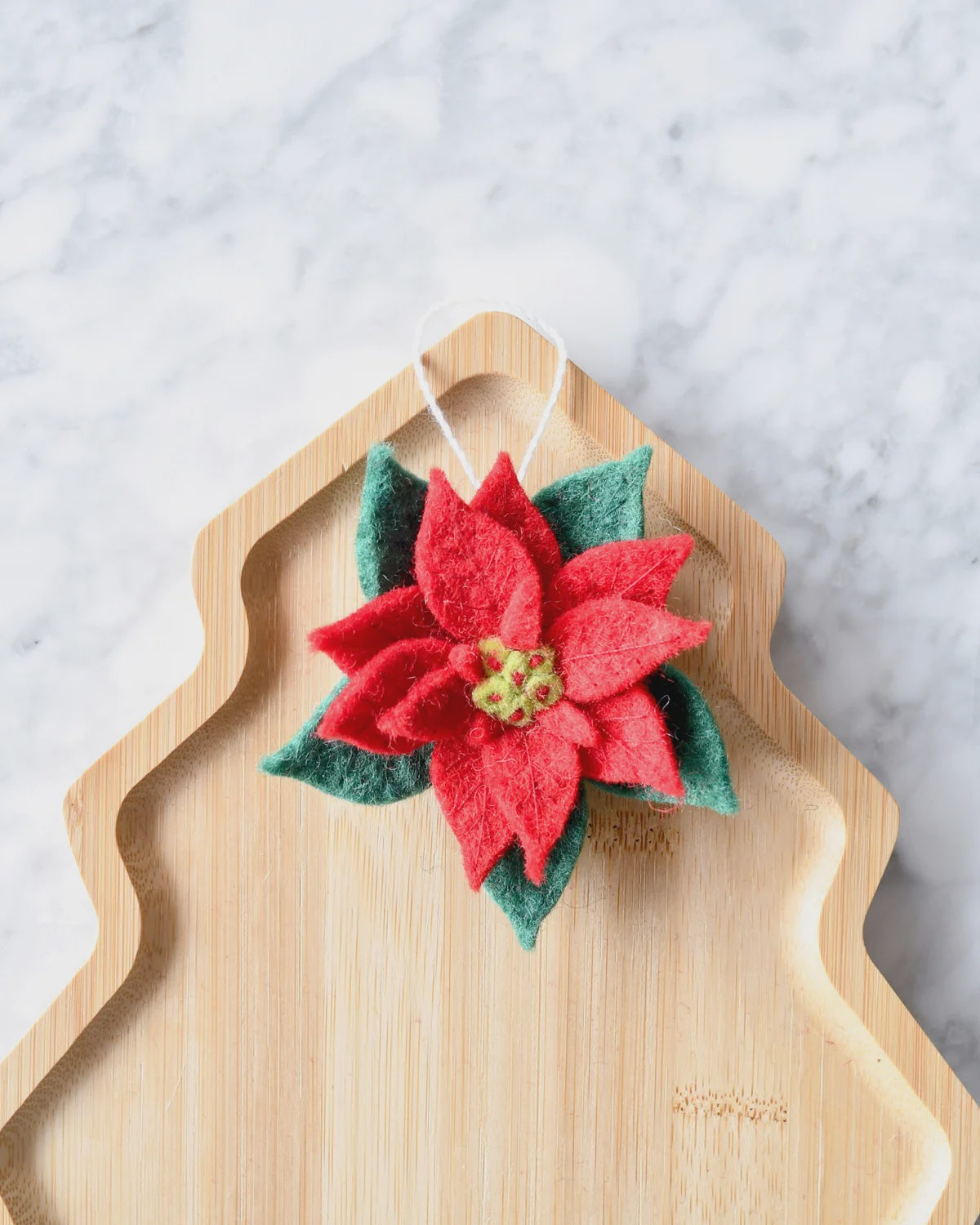Felt Christmas Decoration - Poinsettia
