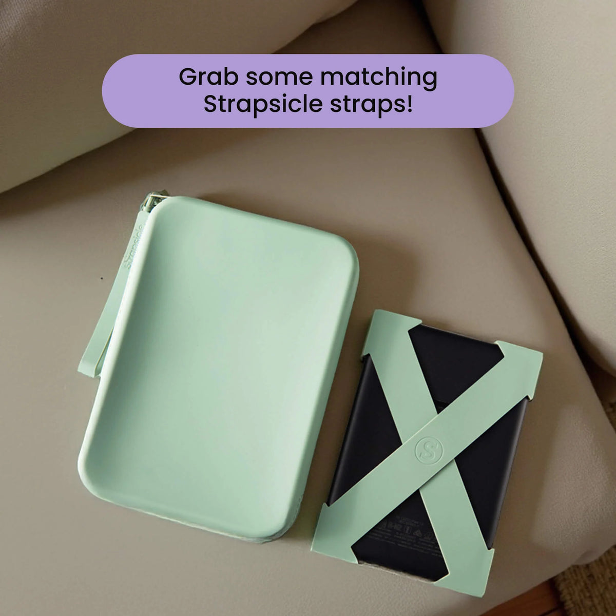 Strapsicle Clutch - Sage