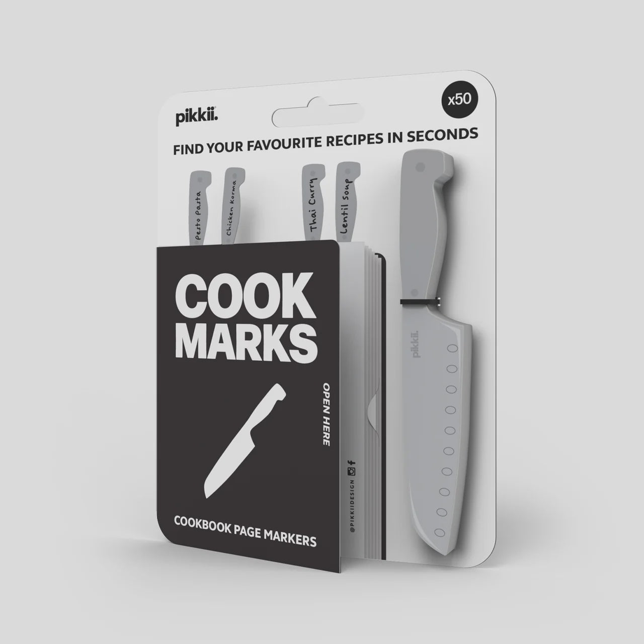 Pikkii Cook Marks - Cookbook Page Makers