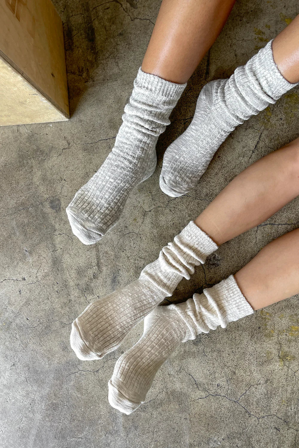 Le Bon Shoppe Cottage Socks - Oatmeal