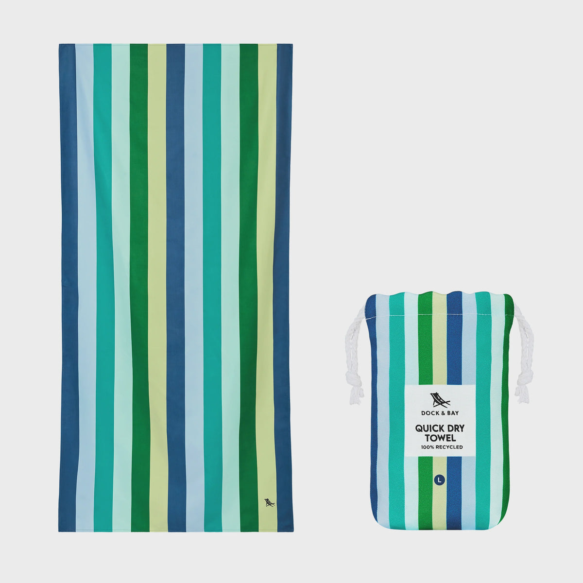 Dock &amp; Bay Quick Dry Towel - Lagoon