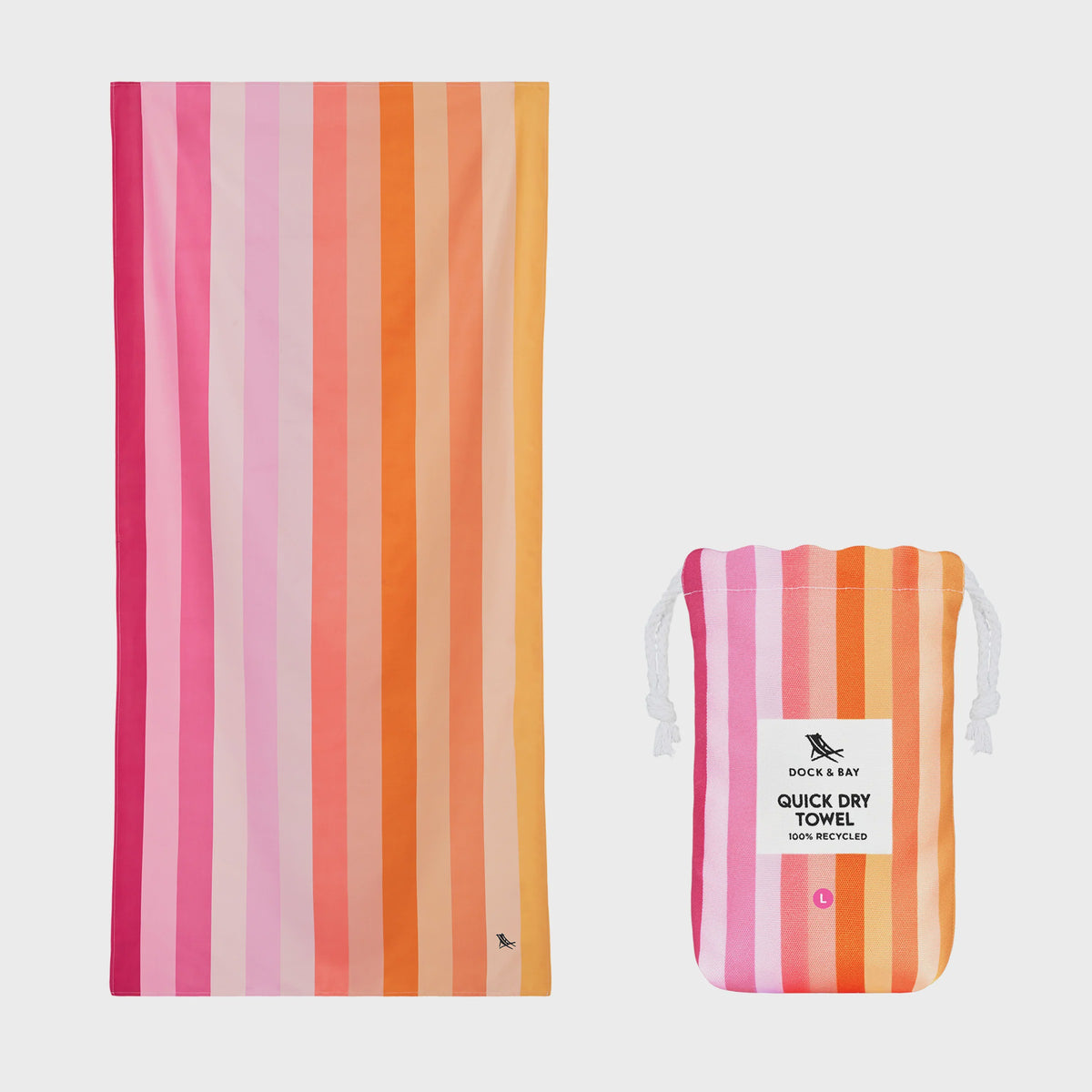 Dock &amp; Bay Quick Dry Towel - Miami Sorbet