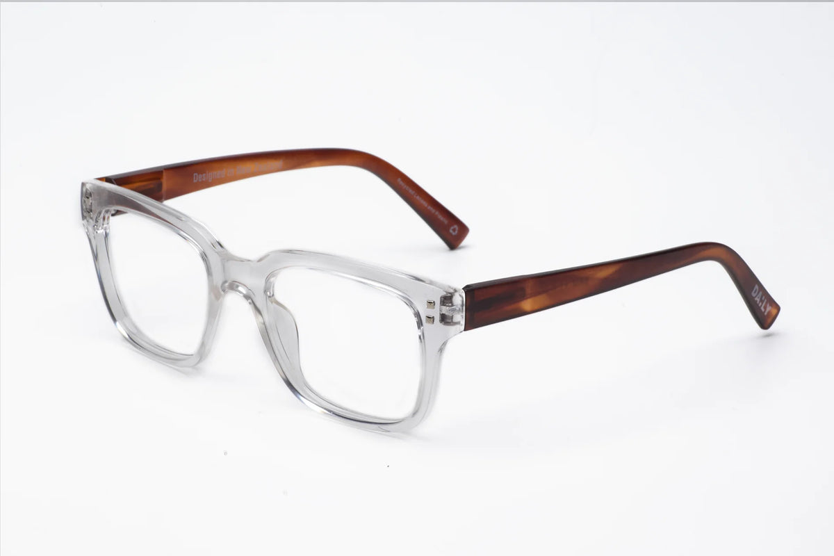 Daily Eyewear 6am Reading Glasses - Crystal/Havana