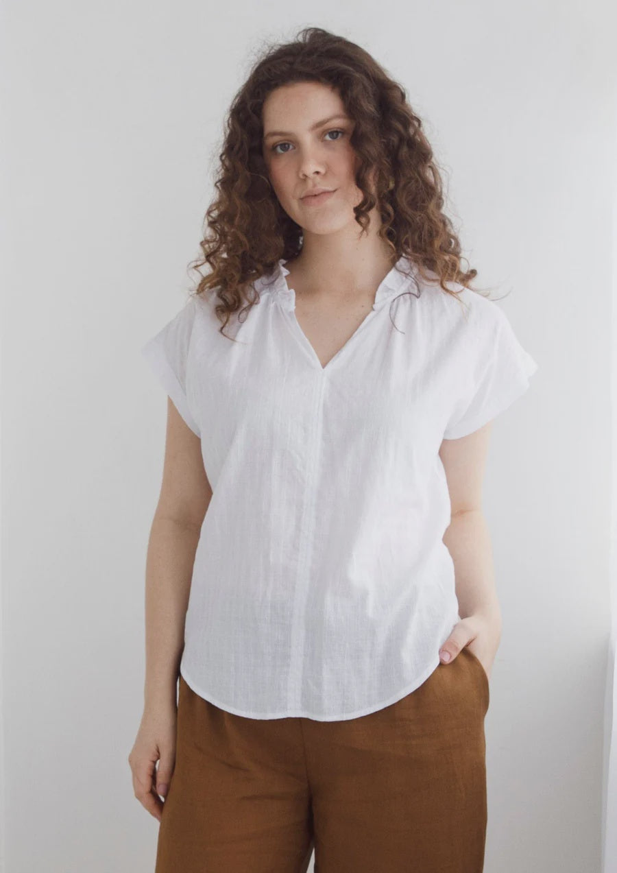 Dalston Esme Top - White Self Check