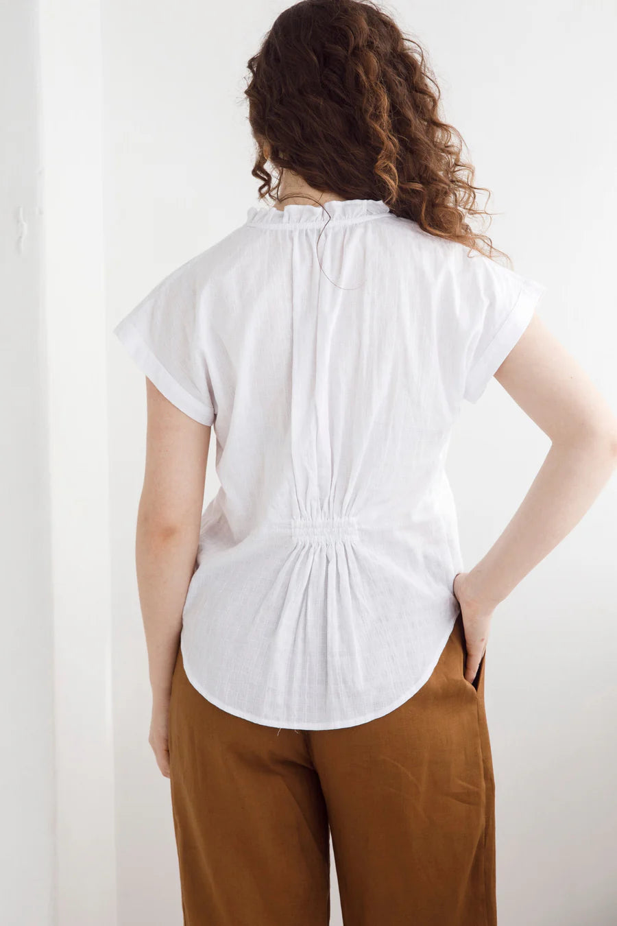 Dalston Esme Top - White Self Check