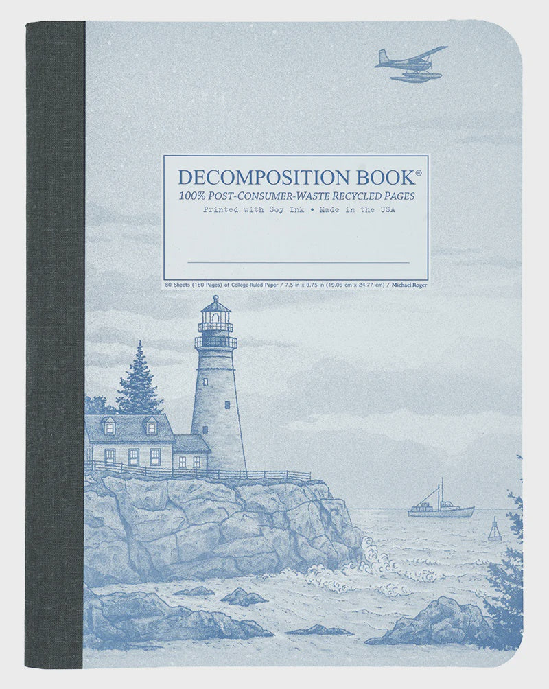 Decomposition Large Ruled Notebook - Acadia