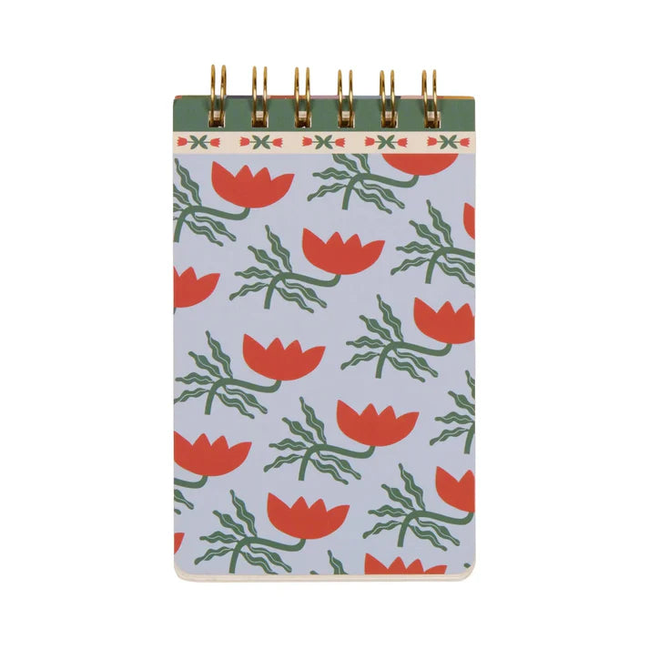 Designworks Ink Wire Notepad - Flower