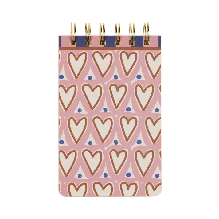 Designworks Ink Wire Notepad - Hearts