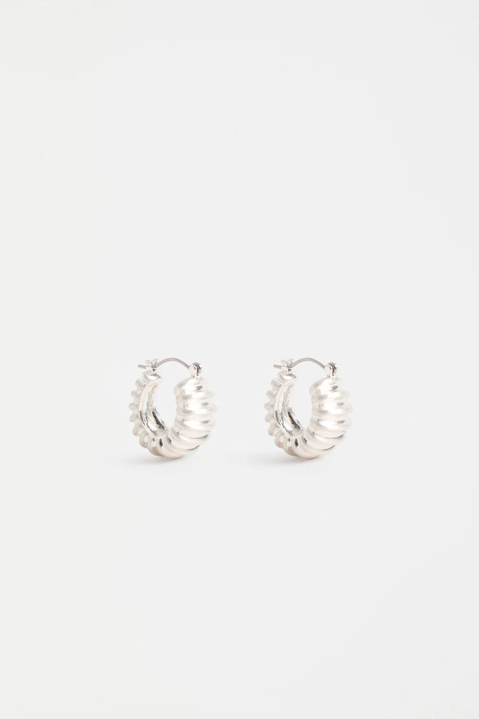 Elk Ellin Hoop Earring - Silver