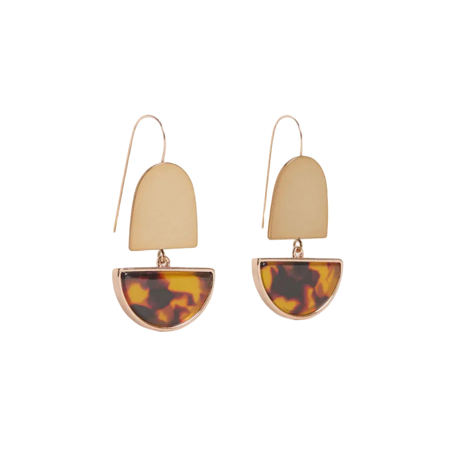 Elk Heran Earrings Tortoiseshell