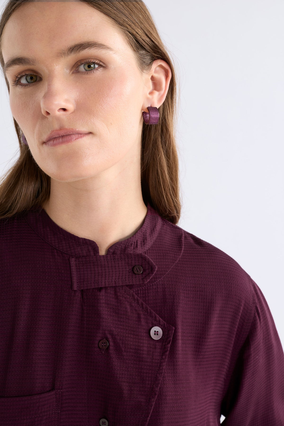 Elk Glynn Small Hoop Earrings - Shiraz