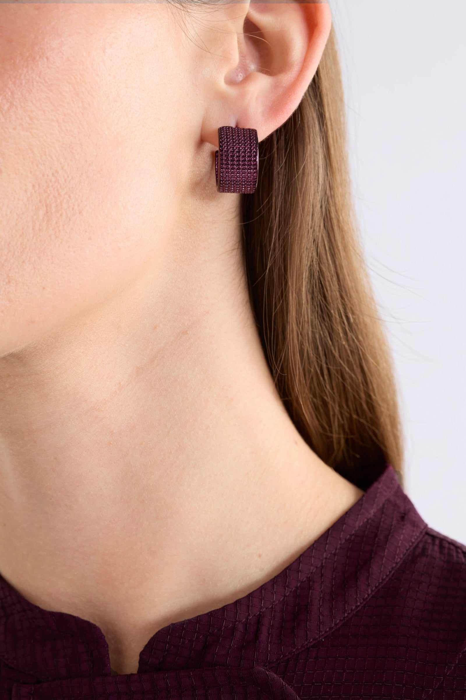 Elk Glynn Small Hoop Earrings - Shiraz