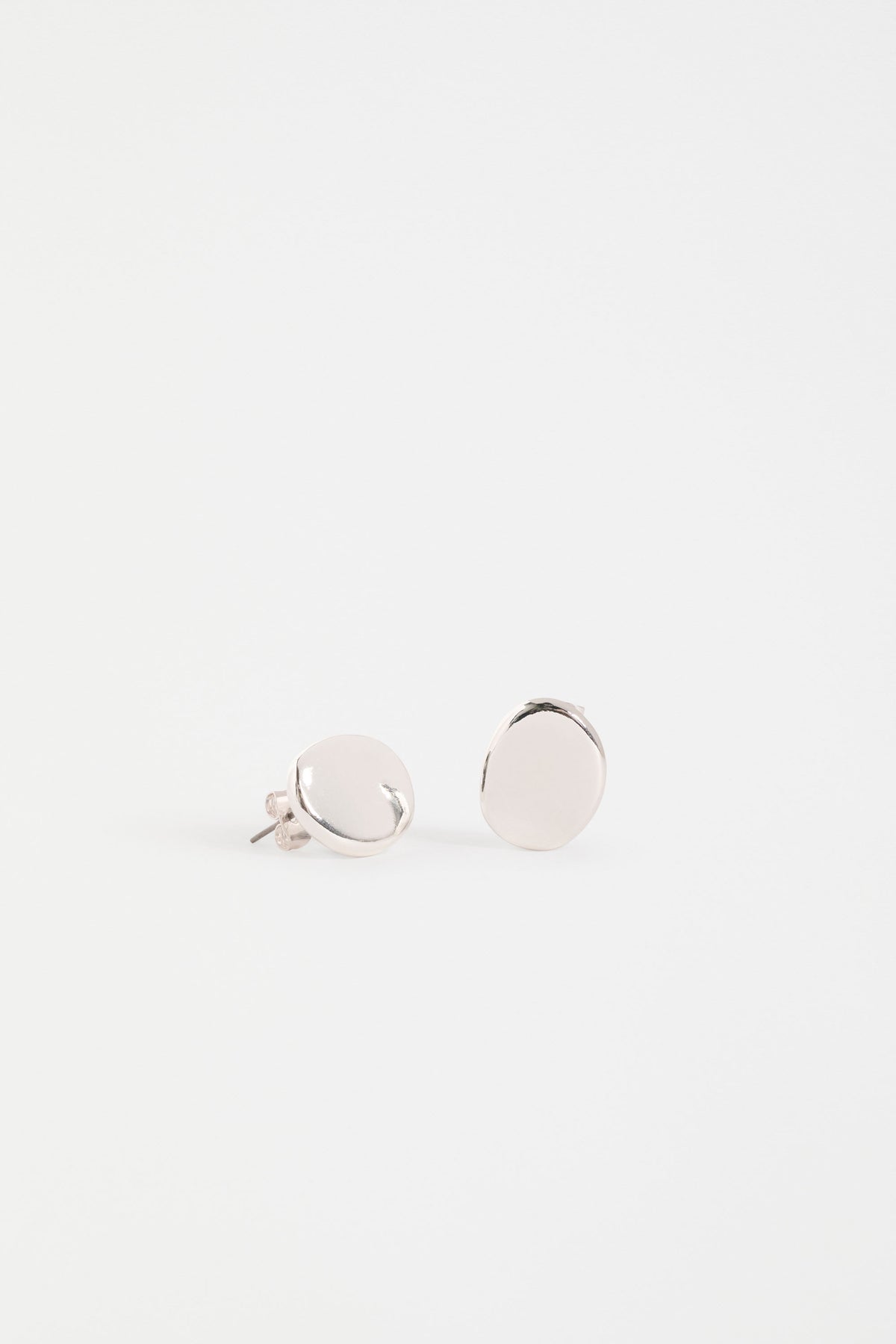 Elk Atur Mini Stud Earrings - Silver