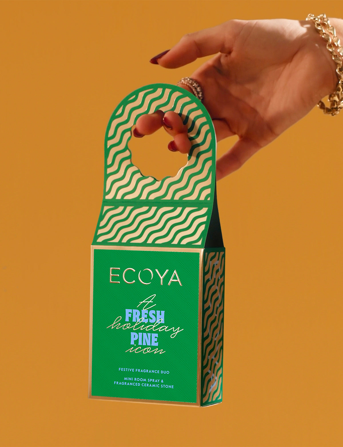 Ecoya Festive Fragrance Mini Duo Set - Fresh Pine