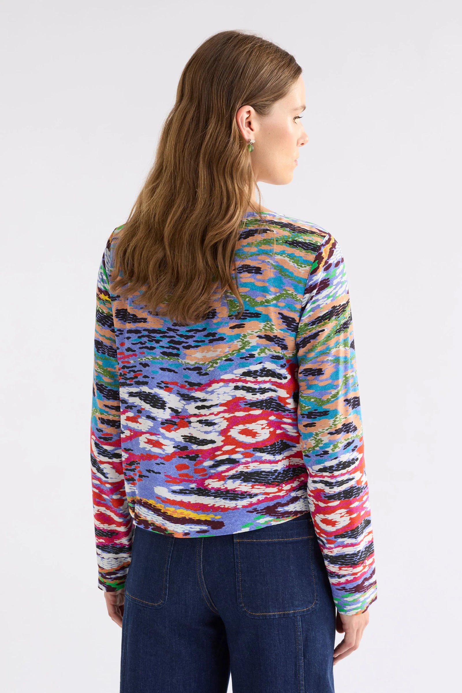 Elk Dega Top - Serp Print