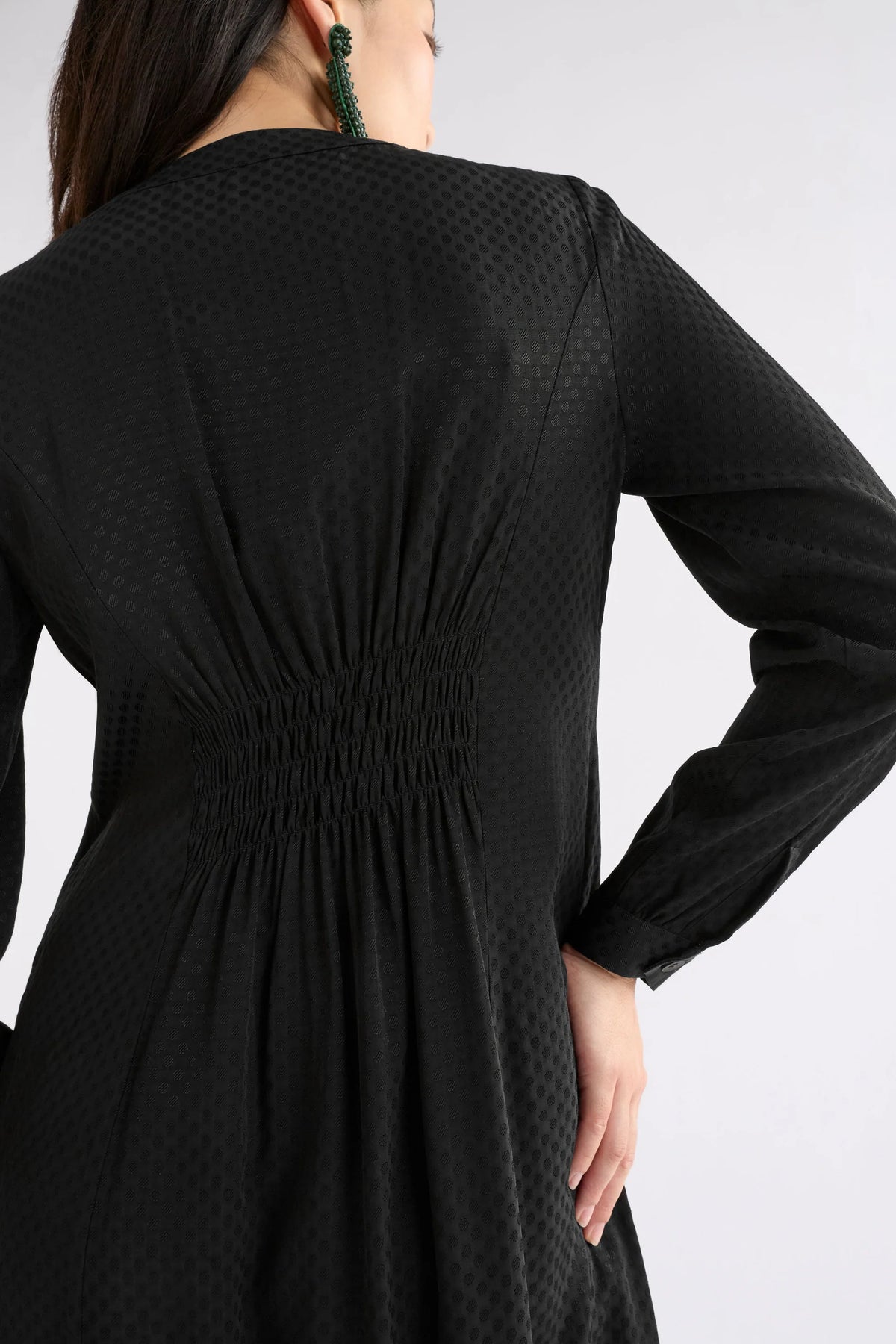 Elk Oben Dress - Black