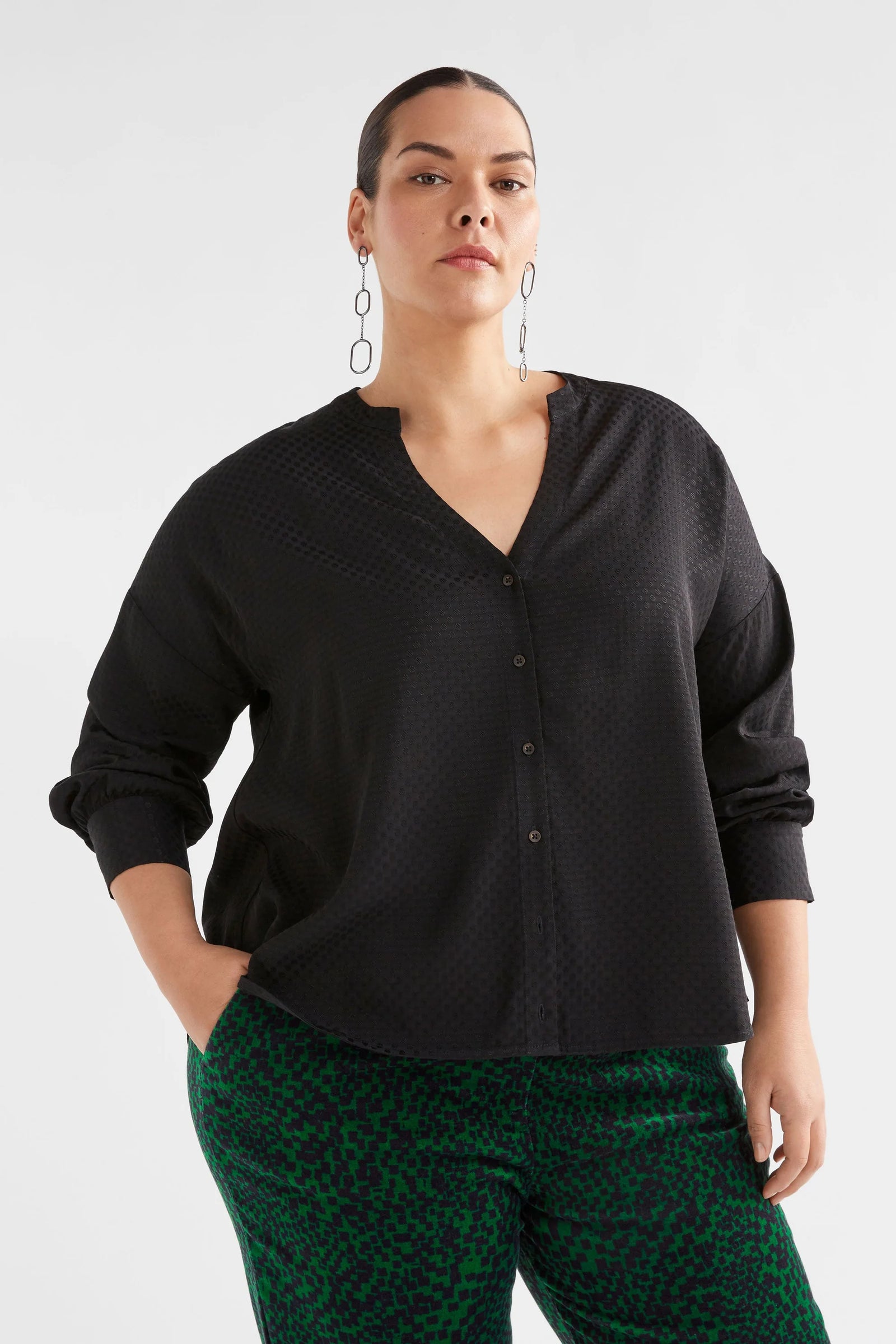 Elk Oben Shirt - Black