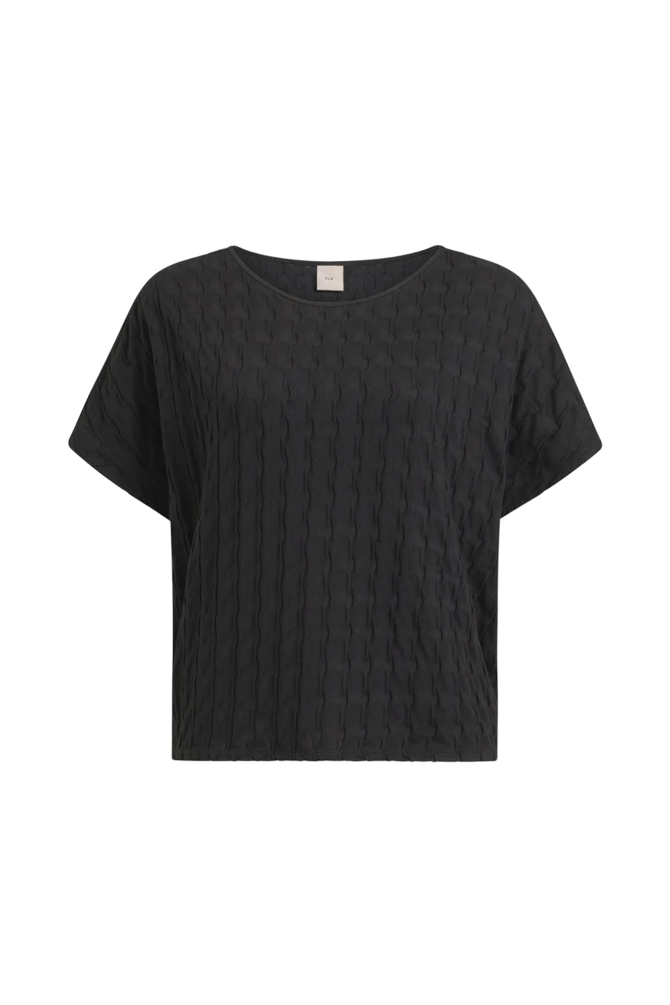 Elk Orta Boxy TShirt - Black