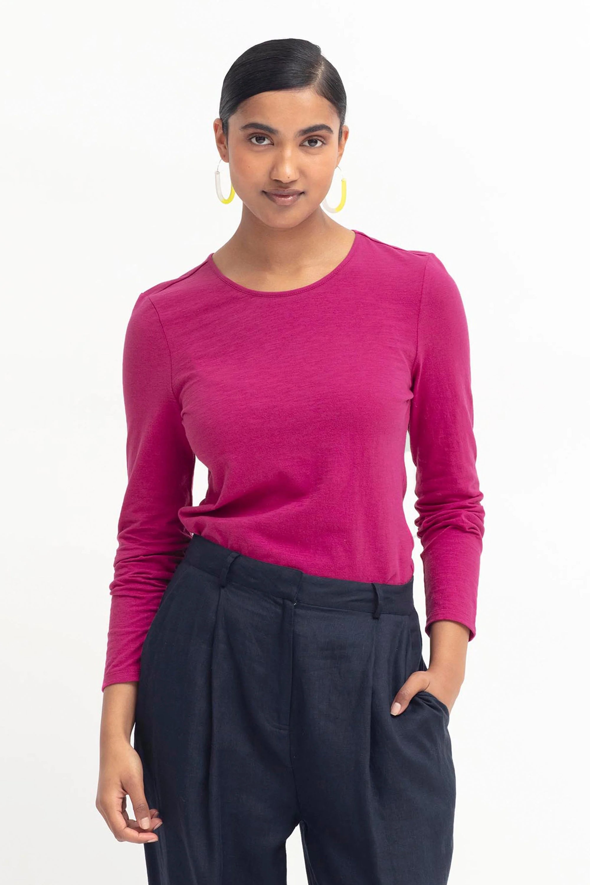 Elk Arya TShirt - Bright Pink