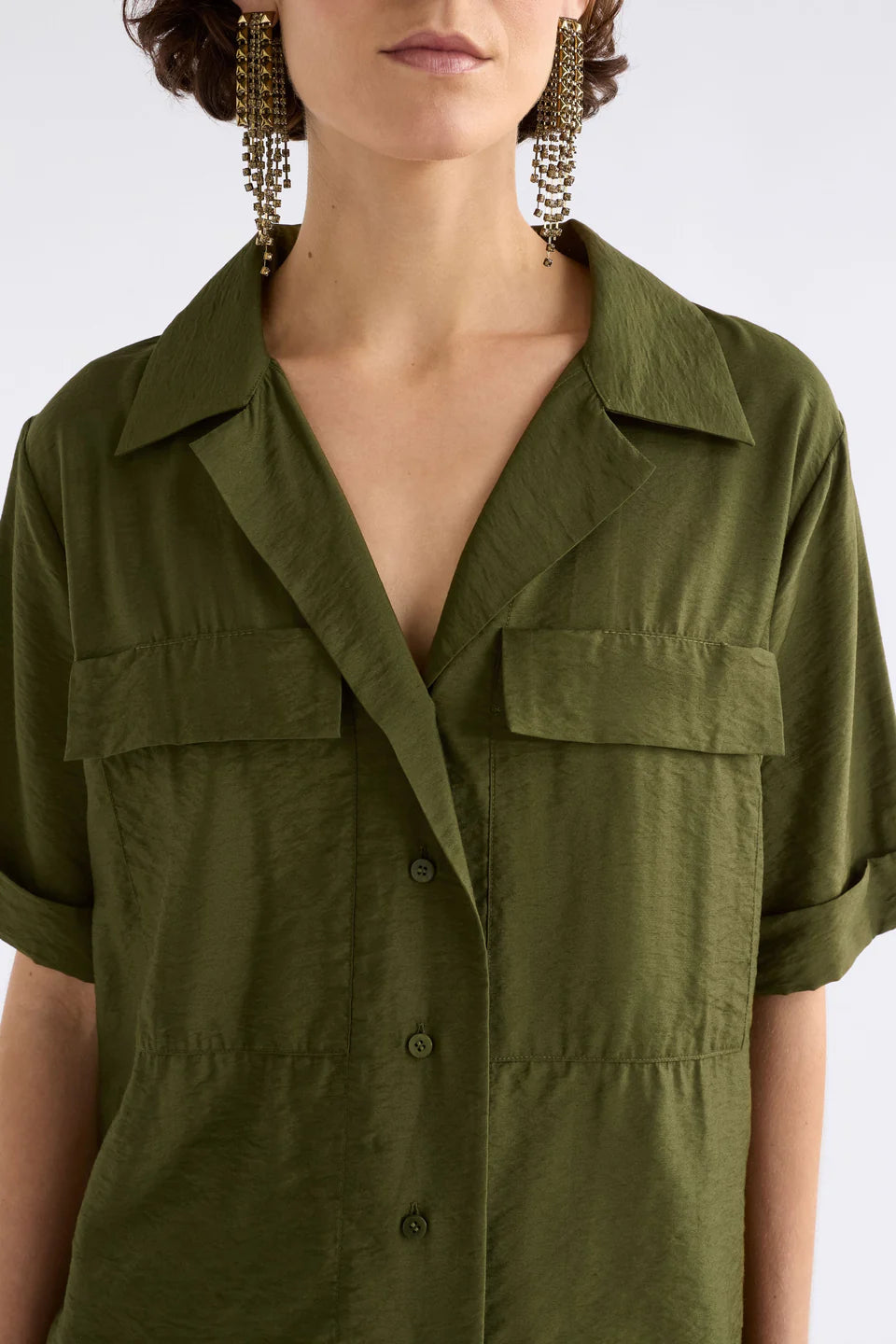 Elk Eine Shirt - Bright Olive