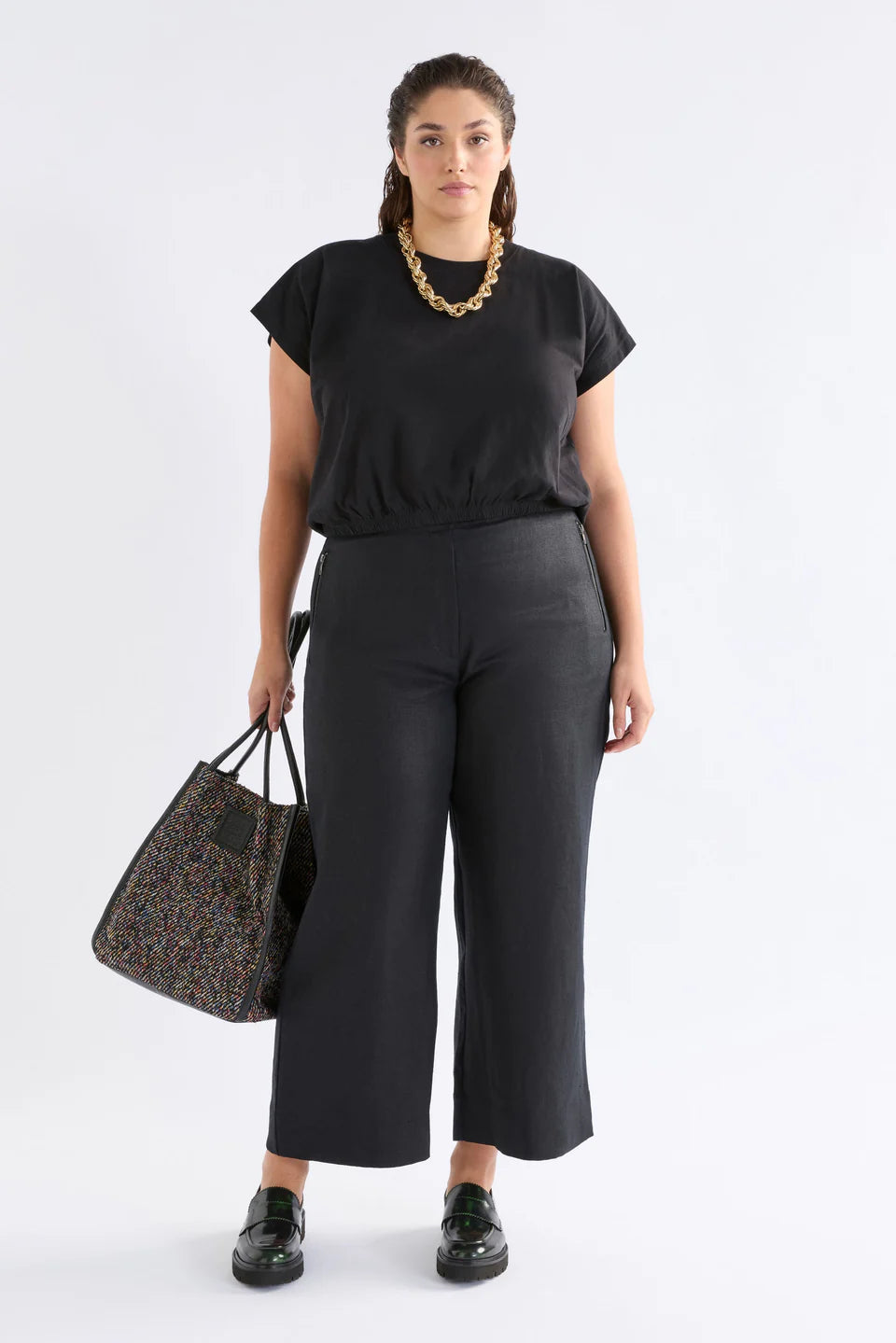 Elk Kruis Tee - Burnt Chocolate