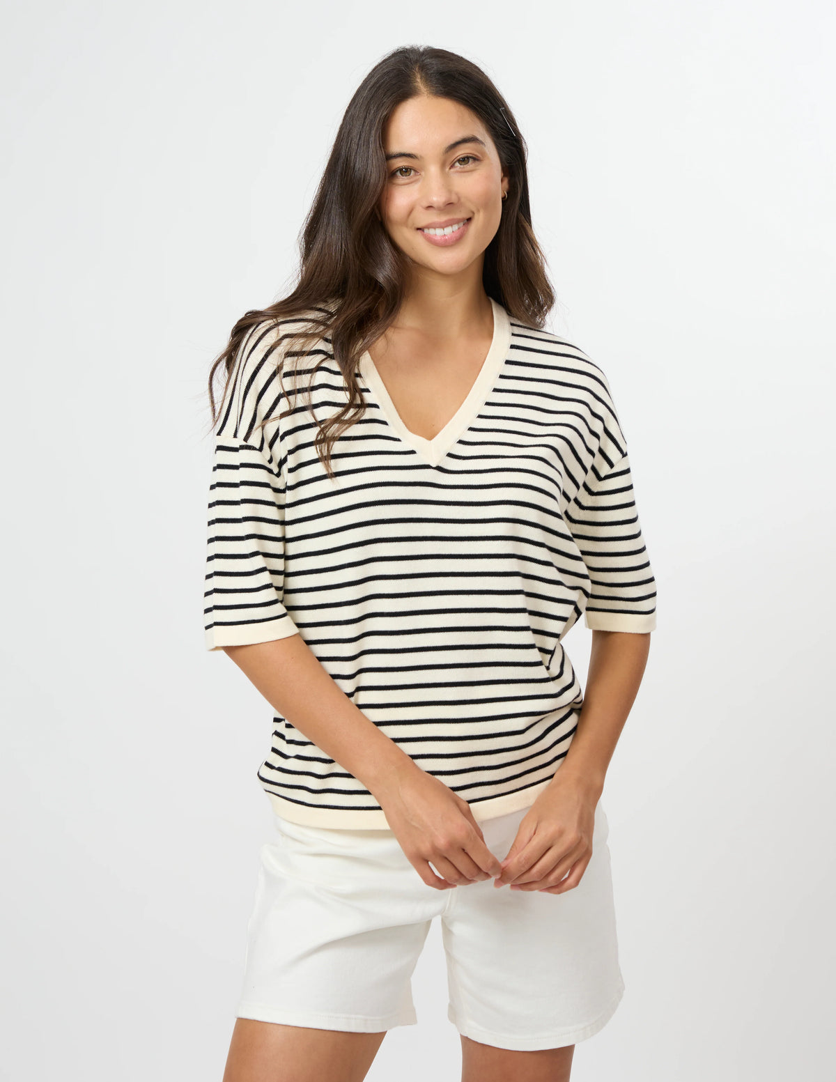 Stella & Gemma Celine Knit - Ivory/Black