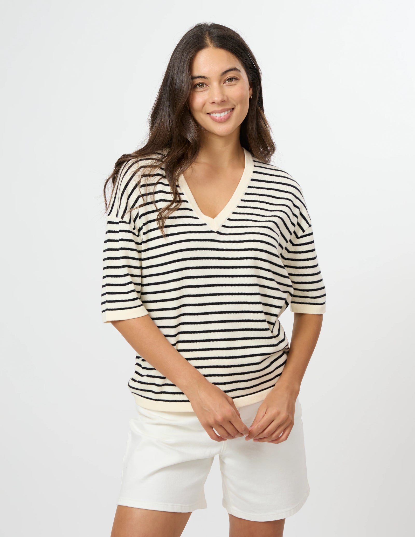 Stella & Gemma Celine Knit - Ivory/Black