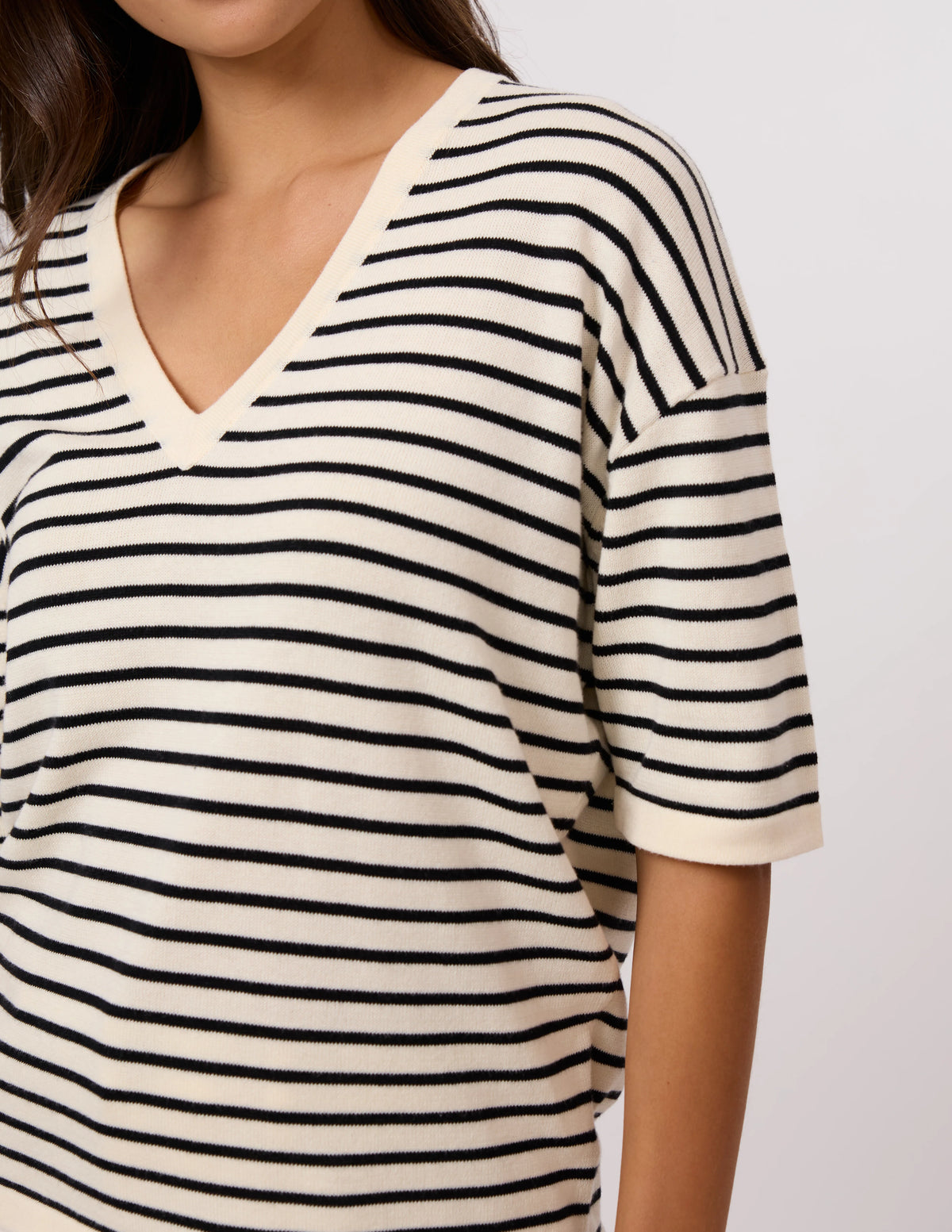 Stella & Gemma Celine Knit - Ivory/Black