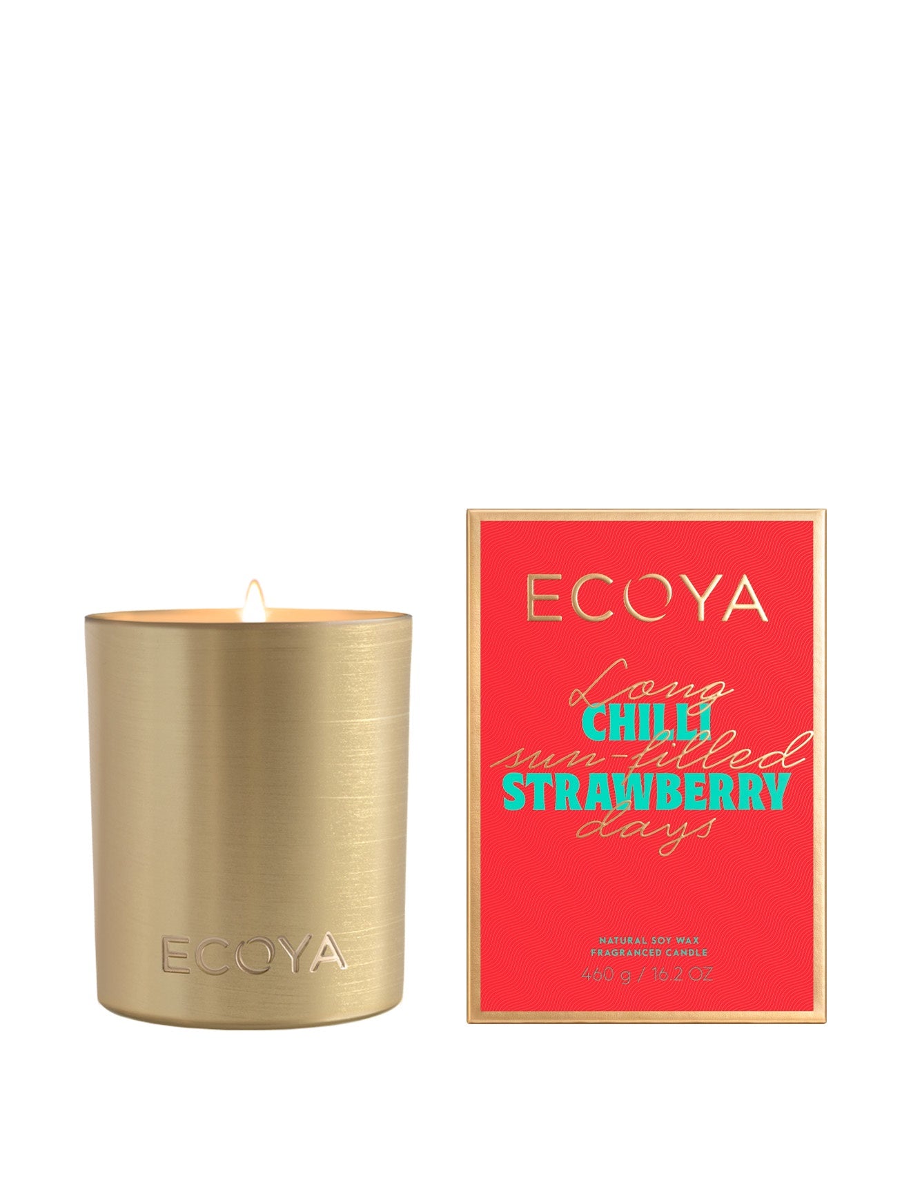 Ecoya Goldie Candle 460g - Chilli Strawberry