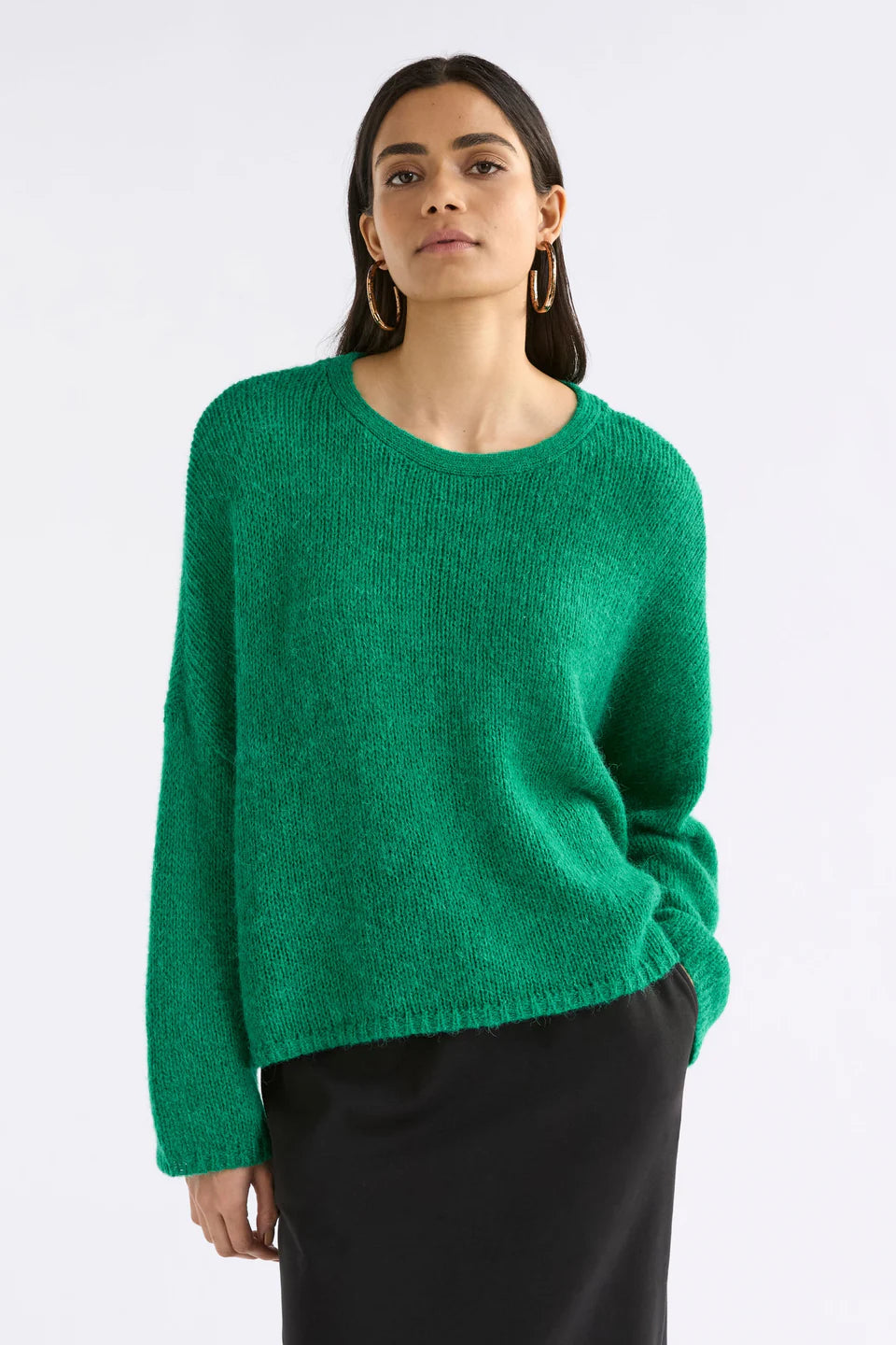 Elk Agna Sweater - Milan Green
