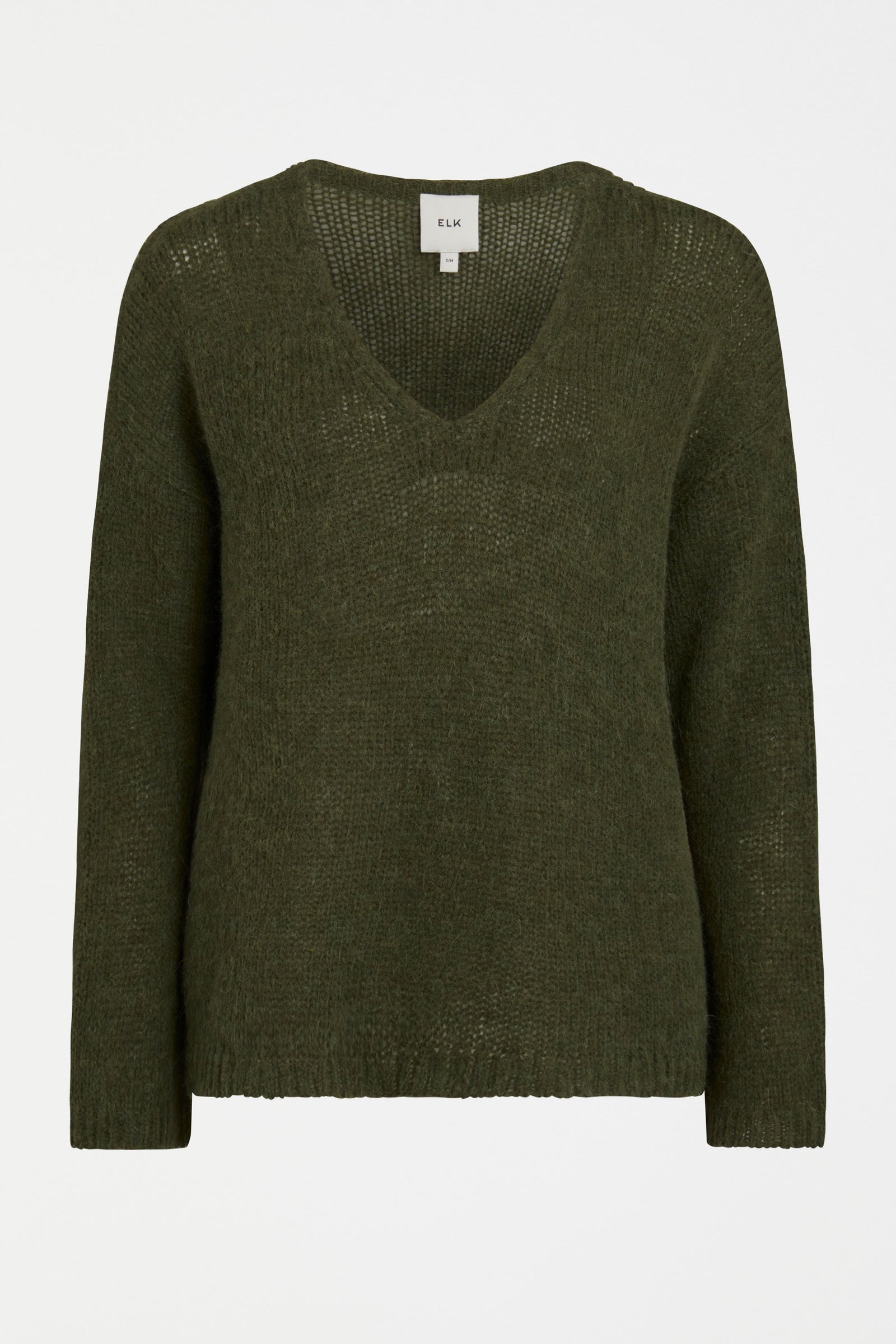 Elk Anken Sweater - Dark Olive