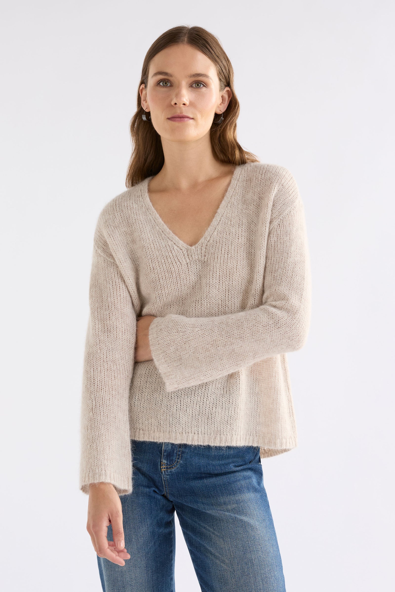 Elk Anken Sweater - Ecru