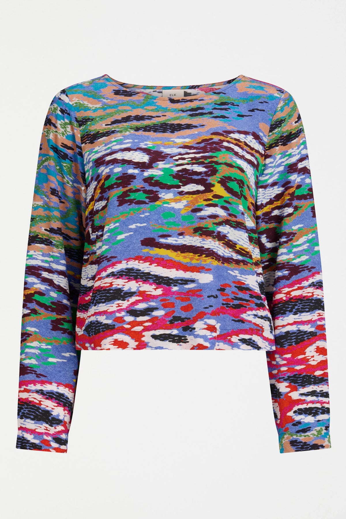 Elk Dega Top - Serp Print