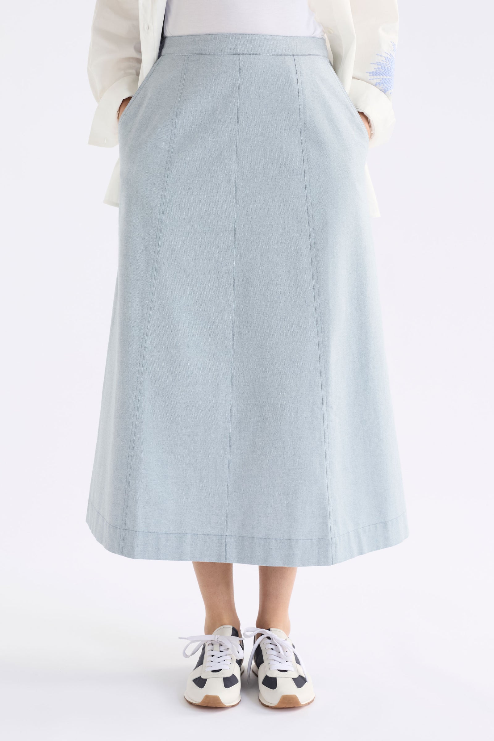 Elk Hanning Skirt - Light Wash