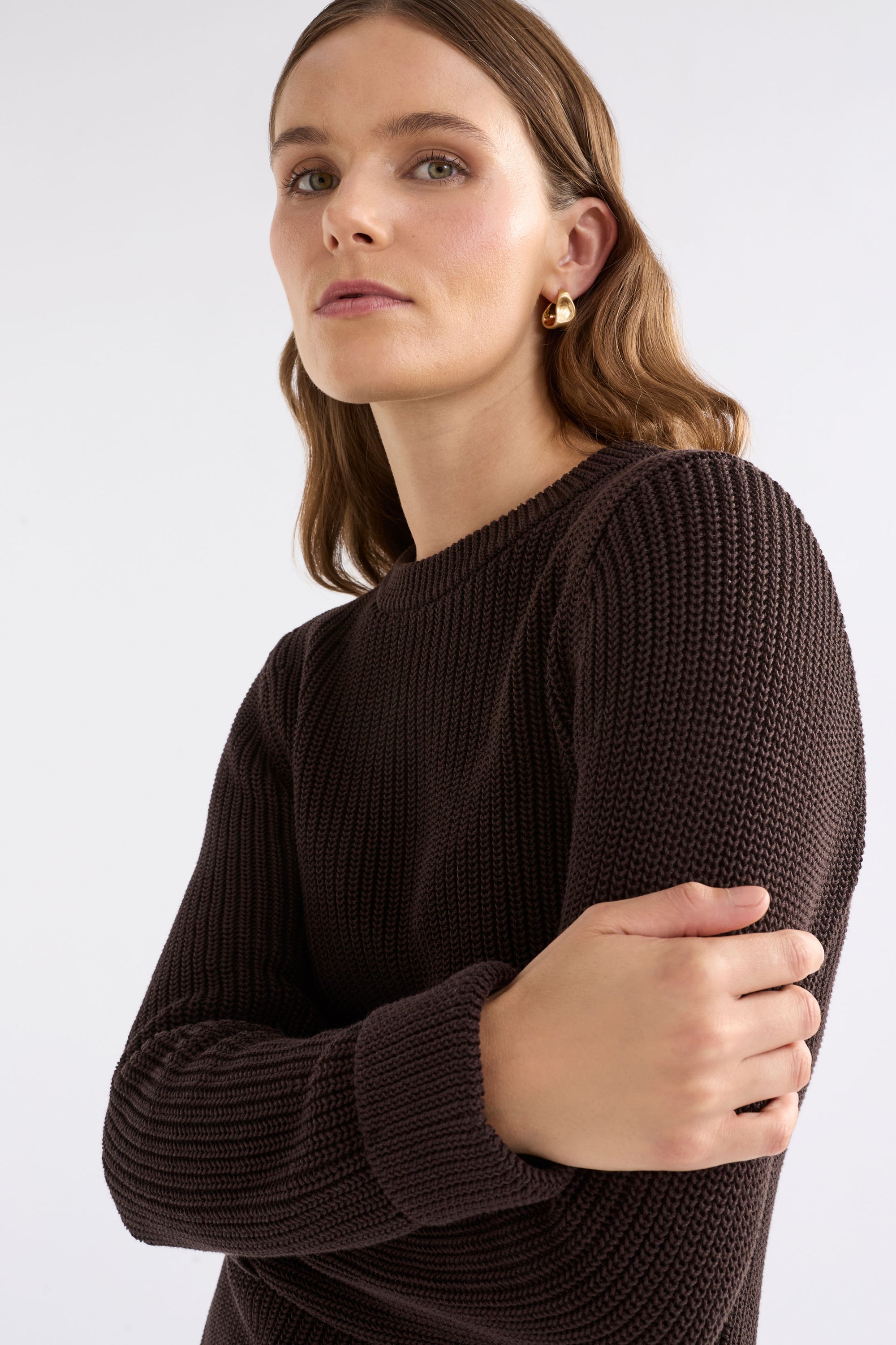 Elk Lohn Sweater - Chestnut