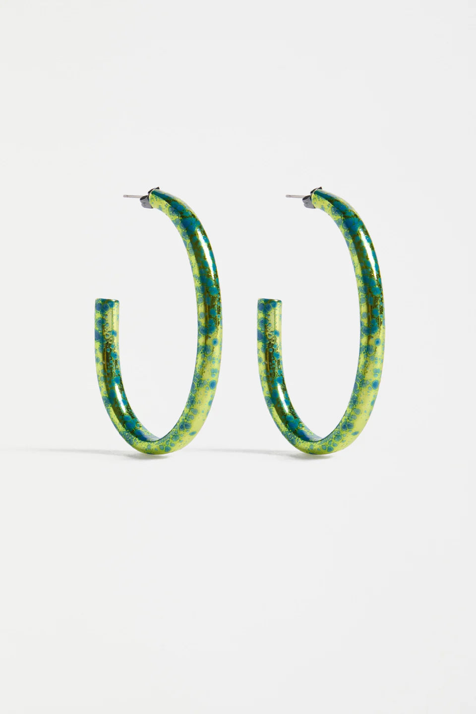 Elk Oban Large Hoop Earring - Artichoke