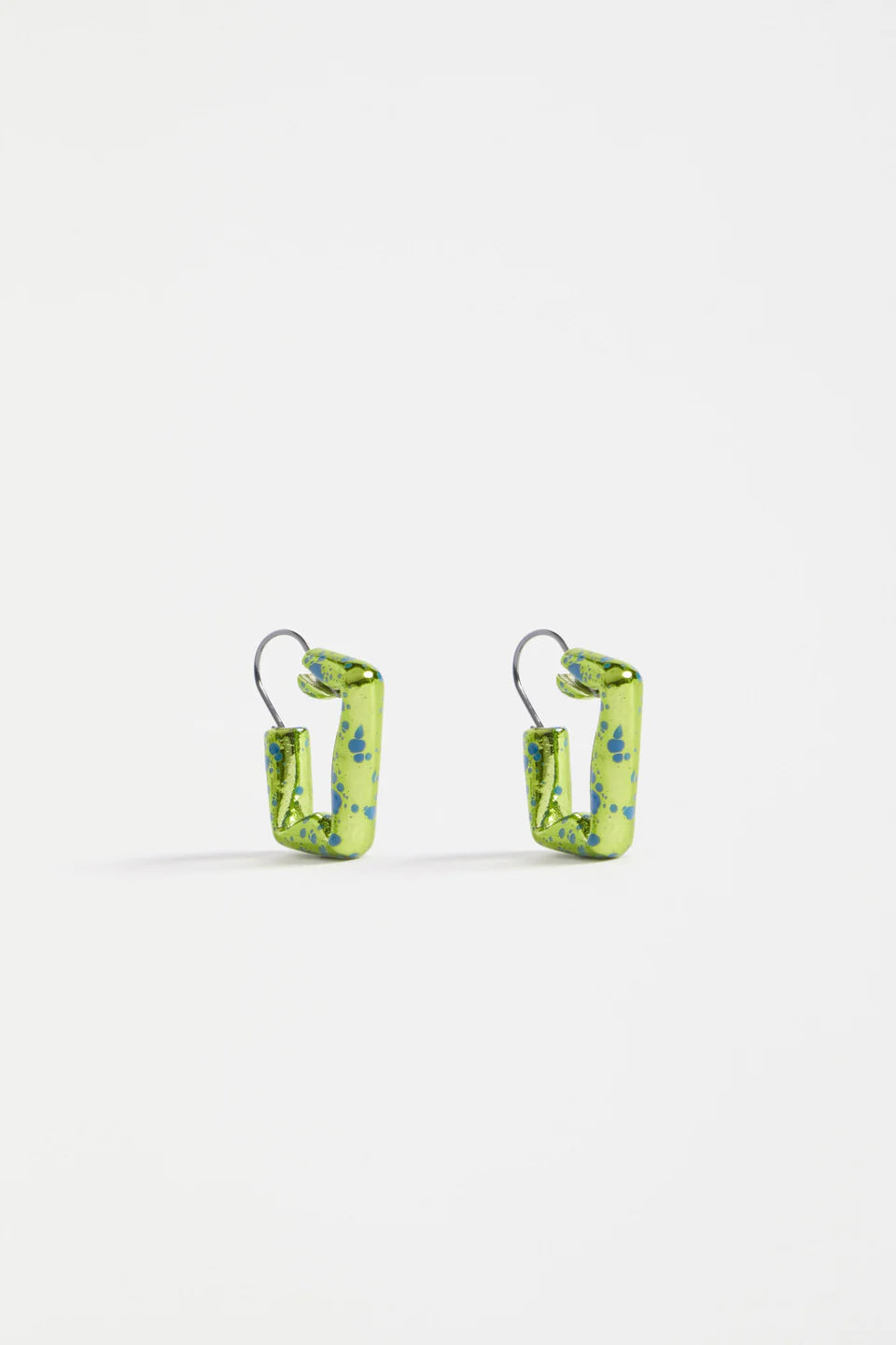 Elk Oban Square Hoop Earring - Artichoke