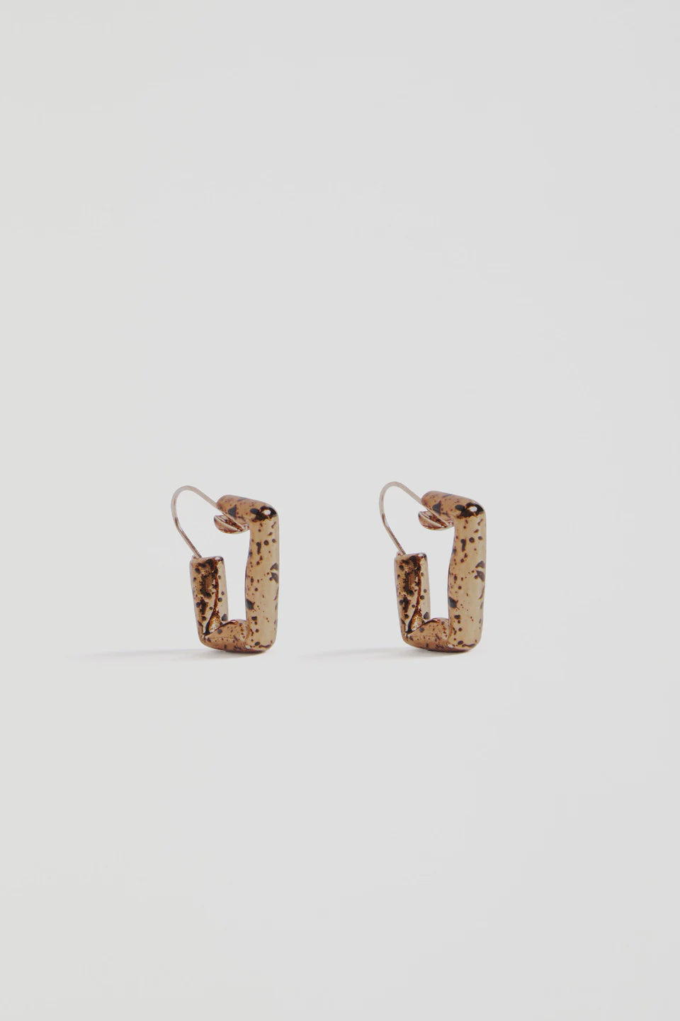 Elk Oban Square Hoop Earring - Bronze