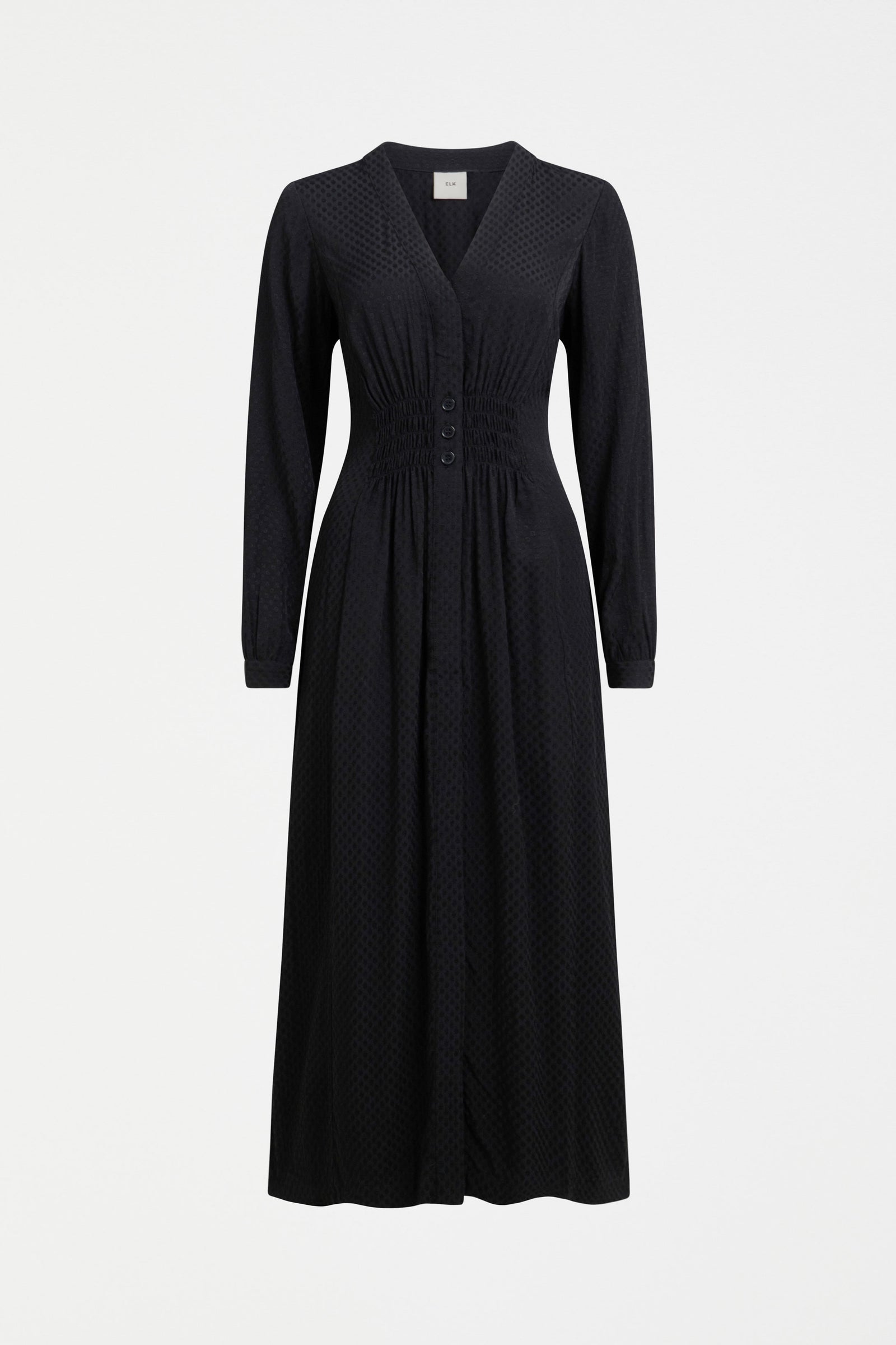 Elk Oben Dress - Black
