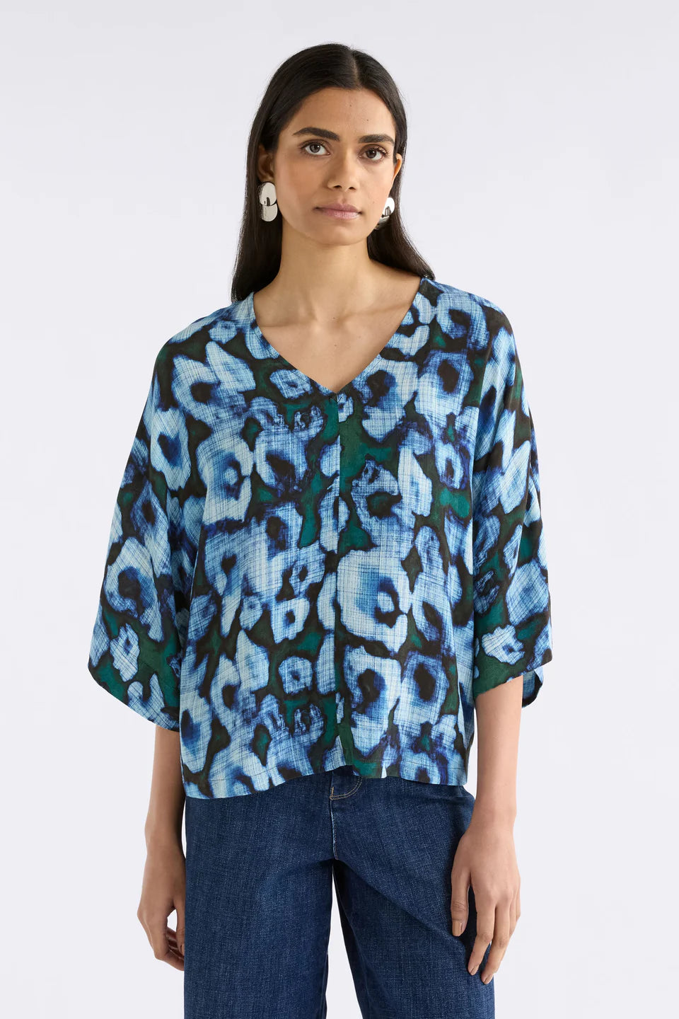 Elk Ople Top - Ellora Print