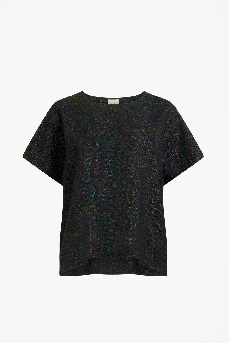 Elk Tulle Top - Black Mutli Metallic