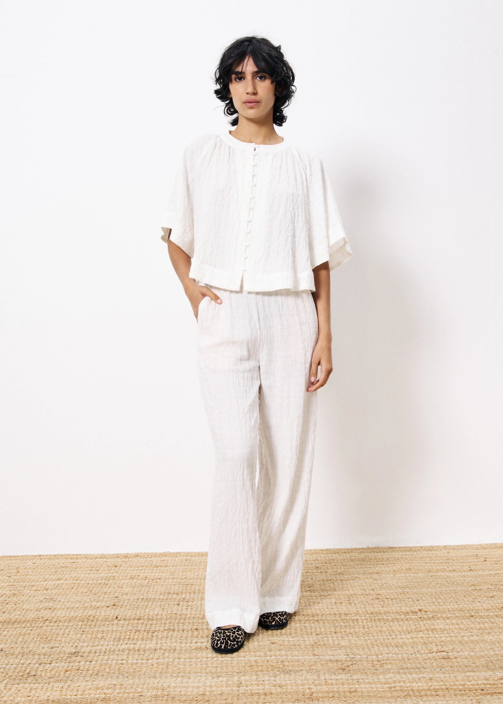 FRNCH Saana Pants - Creme
